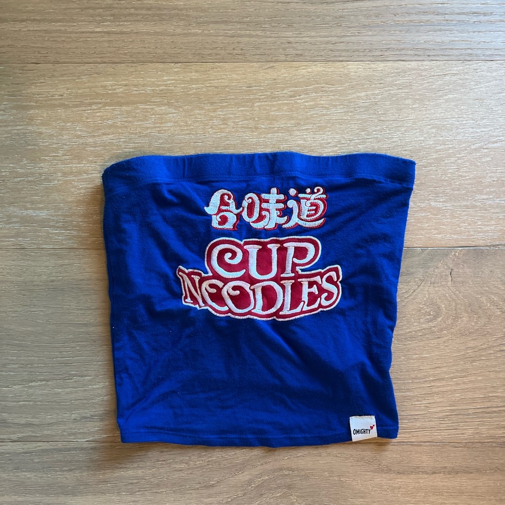 Omighty Vintage Y2K Ramen Cup Noodle Tube Top